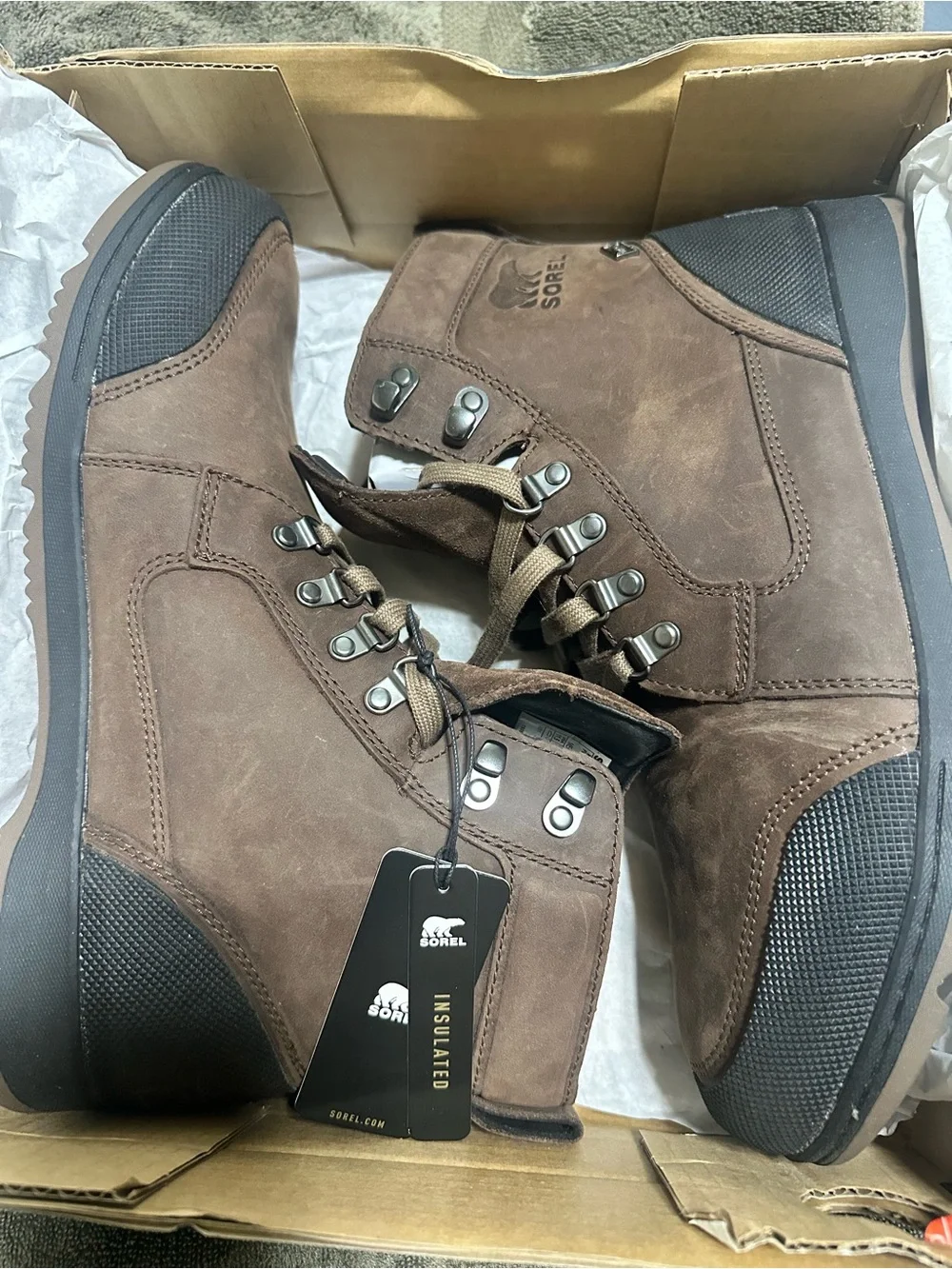 Sorel durable leather